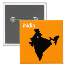 l'Inde Badges Avec Agrafe