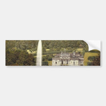 Linderhof Castle, Upper Bavaria, Germany vintage P Bumper Sticker