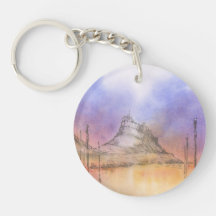 Lindisfarne Castle Keychain/Keyring