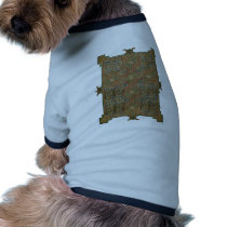 Lindisfarne Celtic Cross Doggie Tshirt