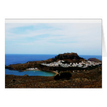 Lindos, Rhodes, Greece Card