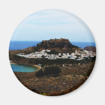 Lindos, Rhodes, Greece Fridge Magnets
