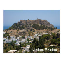 Lindos, Rhodes Post Card