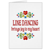 Line Dancing Joy Greeting Card