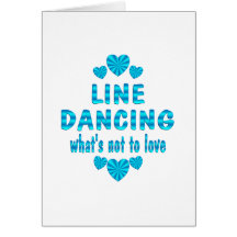 LINE DANCING LOVE CARD