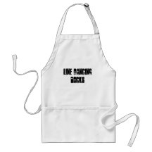 Line Dancing Rocks Apron