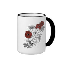 Line Flowers Mug