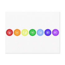 Line of 7 Chakras