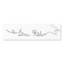 Line Rider Original Logo Bumper Stickers