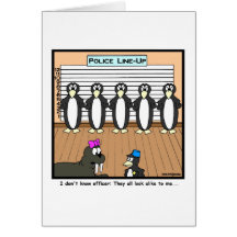 Line-up Greeting Card