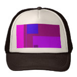 Linear Beauty Purple Trucker Hats