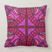 LineArt - pink/purple - Pillow