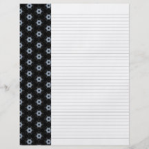 Lined Binder Paper 8.5"x11" Fits Avery Custom Flyer Design