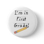 Lined Paper and Pencil First Grade buttons