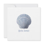 Linen Shell Invitation