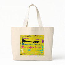 Lines Keeping it Straight Tote Bags