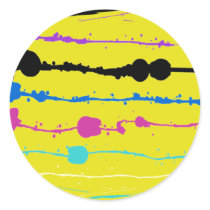 Lines Keeping it Straight Sticker