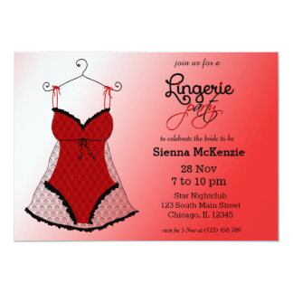 Lingerie Party Invitations & Announcements | Zazzle Canada