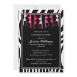 Lingerie Shower | Zebra Custom Announcements