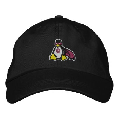 Linux Avenger Penguin Hat Embroidered Baseball Caps Linux Avenger Penguin Hat Embroidered Baseball Caps