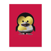 Linux Baby Tux d'Or Post Card
