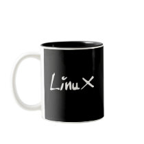 Linux (black) coffee mug