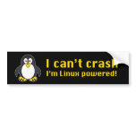 Linux Can't Crash Bumper Sticker