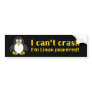 Linux Can't Crash Bumper Sticker