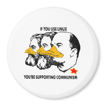 LINUX COMMUNISTS MARX ENGELS LENIN FRIDGE MAGNET