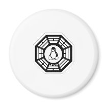 Linux Dharma Fridge Magnet