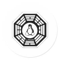 Linux Dharma Stickers