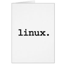 linux. greeting cards