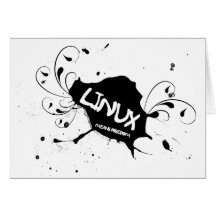 Linux Means Freedom Greeting Card