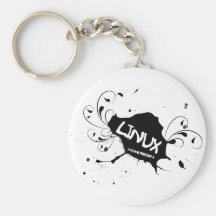 Linux Means Freedom Key Chains