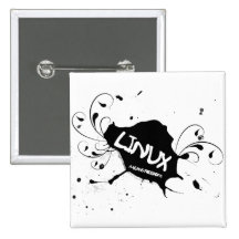 Linux Means Freedom Pinback Button