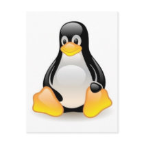linux-penguin-tux postcards