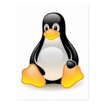 linux-penguin-tux postcards