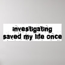 L'investigation a sauvé ma vie par le passé posters
