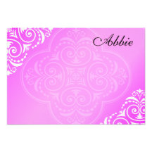 L'invitation faite sur commande de bat mitzvah de 