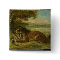 Lion and Alligator, 1863 Pins