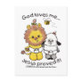 Lion and Lamb Babies Post Cards