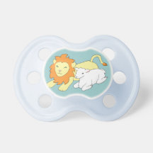 Lion and Lamb Pacifiers
