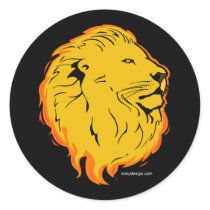 Lion Art Design Sticker