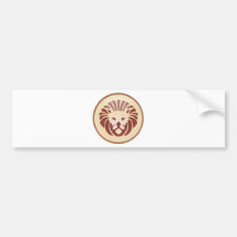 Lion Bumper Sticker