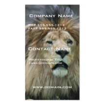 Lion Business Card