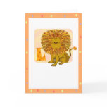 Lion cartoon greeting cards