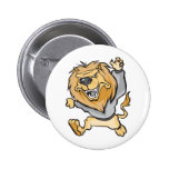 Lion Cartoon Pinback Buttons