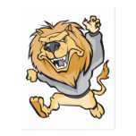 Lion Cartoon Postcards
