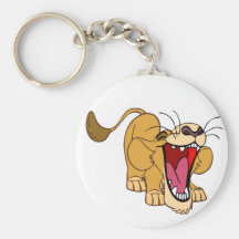 Lion cub cartoon keychain