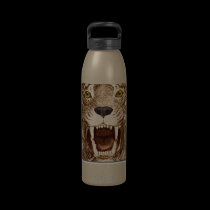 lion de bouteille d'eau bouteilles
